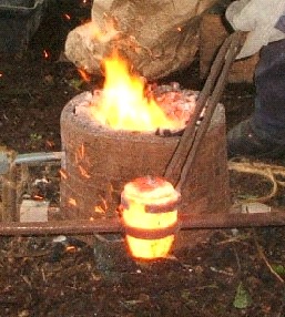 Charcoal forge